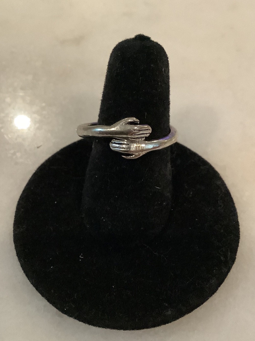Open Hand Wrap Ring in Sterling Silver, 925 Stamp, Brand New